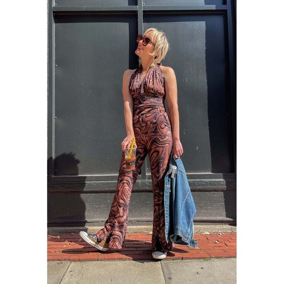 ❌ SOLD OUT❌NWT House of Sunny Mahogany Paradise Pants - Picture 7 of 11